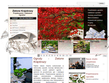Tablet Screenshot of ogrodyprojekty.com